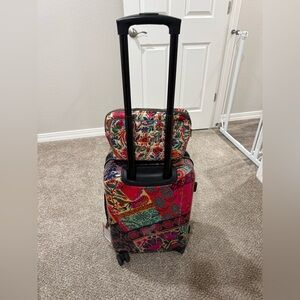 NATURAL LIFE Multicolor Floral Patchwork Carry-On
